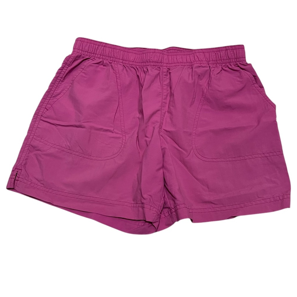 COLUMBIA Hiking Shorts 2 Front Pockets 1 Zip Back Pocket Rose Color S Great Cond